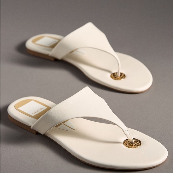 Dolce Vita Shoes - Dolce Vita Off-White Kittle Thong Sandal